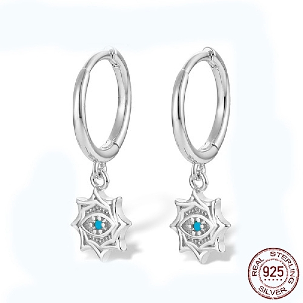 PandaHall Rhodium Plated 925 Sterling Sliver Dangle Hoop Earrings, Sun with Eye, Platinum, 22x7mm Sterling Silver Sun
PandaHall Rhodium Plated 925 Sterling Sliver Dangle Hoop Earrings, Sun with Eye, Platinum, 22x7mm Sterling Silver Sun