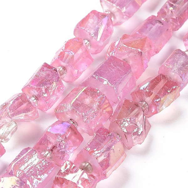 PandaHall Electroplated Natural Quartz Beads Strands, Hexagon Prism, Irregular Shape, Violet, 8~13x10~14x6~11mm, Hole: 1mm, about..., Purple
PandaHall Electroplated Natural Quartz Beads Strands, Hexagon Prism, Irregular Shape, Violet, 8~13x10~14x6~11mm, Hole: 1mm, about..., Purple