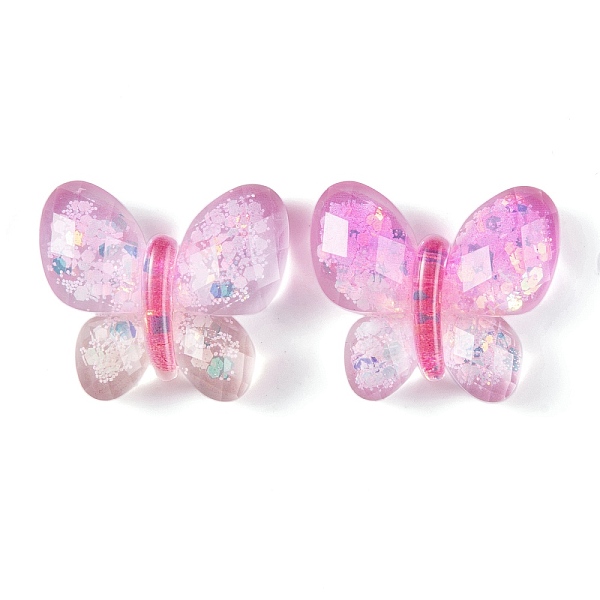 PandaHall Transparent Epoxy Resin Butterfly Decoden Cabochons, with Glitter Powder, Pearl Pink, 18.5x21x6mm Epoxy Resin Butterfly
PandaHall Transparent Epoxy Resin Butterfly Decoden Cabochons, with Glitter Powder, Pearl Pink, 18.5x21x6mm Epoxy Resin Butterfly