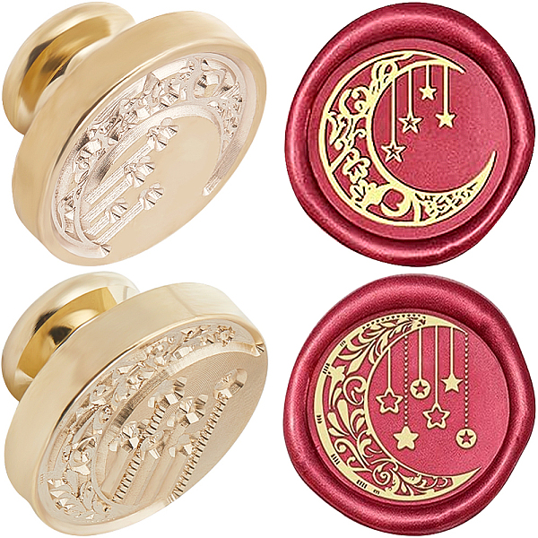 PandaHall CRASPIRE 2Pcs 2 Styles Golden Plated Wax Seal Brass Stamp Head, for Wax Seal Stamp, Moon, 25x14mm, 1pc/style Brass Moon
PandaHall CRASPIRE 2Pcs 2 Styles Golden Plated Wax Seal Brass Stamp Head, for Wax Seal Stamp, Moon, 25x14mm, 1pc/style Brass Moon