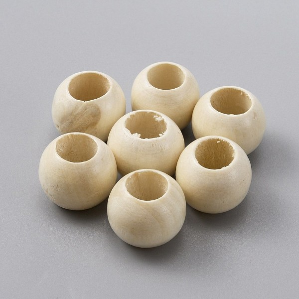 PandaHall Undyed Wood Beads, Large Hole Beads, Rondelle, Linen, 19~19.5x15mm, Hole: 10mm Wood Rondelle Brown
PandaHall Undyed Wood Beads, Large Hole Beads, Rondelle, Linen, 19~19.5x15mm, Hole: 10mm Wood Rondelle Brown