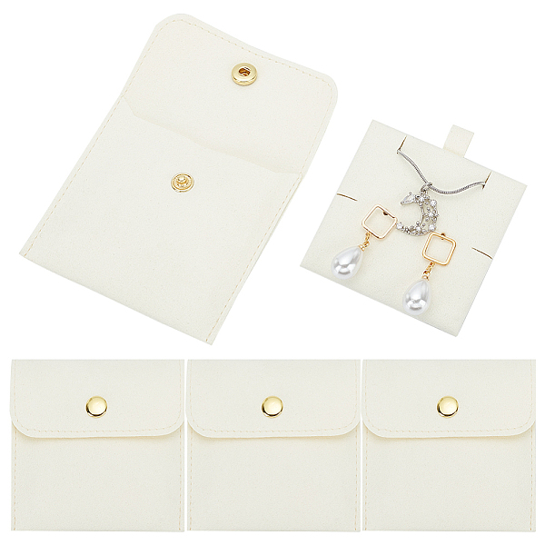 PandaHall WADORN 4 Sets Microfiber Packing Button Bags, 3.14x3.14 Jewelry Envelope Pouches with Insert Pad Square Jewelry Packing with...
PandaHall WADORN 4 Sets Microfiber Packing Button Bags, 3.14x3.14 Jewelry Envelope Pouches with Insert Pad Square Jewelry Packing with...