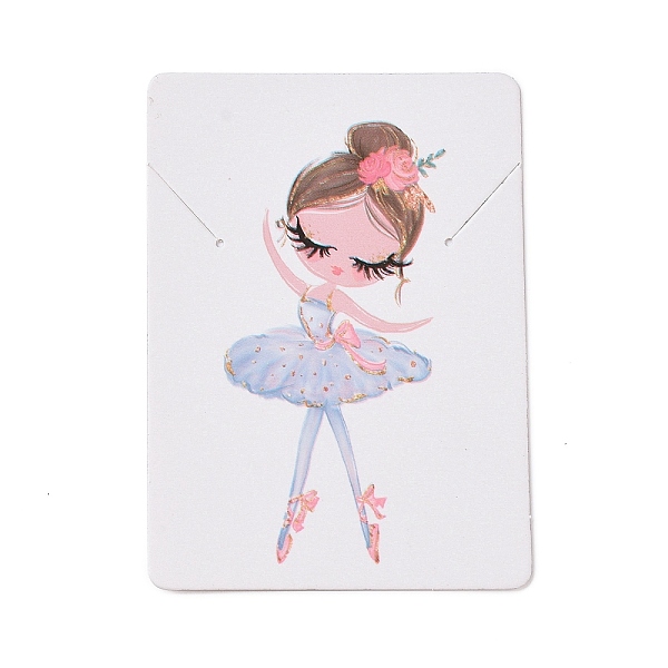 PandaHall Rectangle Paper Necklace Display Cards, Jewelry Display Cards for Necklace Storage, White, Dancer Pattern, 7x5x0.05cm, Hole: 1mm...
PandaHall Rectangle Paper Necklace Display Cards, Jewelry Display Cards for Necklace Storage, White, Dancer Pattern, 7x5x0.05cm, Hole: 1mm...