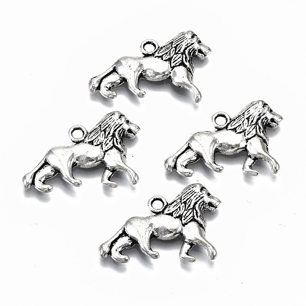 PandaHall Tibetan Style Alloy Pendants, Lion Shape, Cadmium Free & Lead Free, Antique Silver, 16x26x3mm, Hole: 1.8mm Alloy Lion
PandaHall Tibetan Style Alloy Pendants, Lion Shape, Cadmium Free & Lead Free, Antique Silver, 16x26x3mm, Hole: 1.8mm Alloy Lion