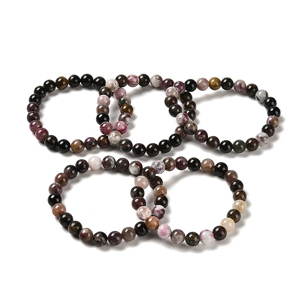 PandaHall Natural Tourmaline Beaded Stretch Bracelets, Round, Inner Diameter: 2-1/8~2-1/4 inch(5.3~5.7cm) Tourmaline Round
PandaHall Natural Tourmaline Beaded Stretch Bracelets, Round, Inner Diameter: 2-1/8~2-1/4 inch(5.3~5.7cm) Tourmaline Round