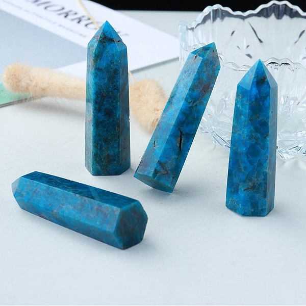 PandaHall Point Tower Natural Apatite Home Display Decoration, Healing Stone Wands, for Reiki Chakra Meditation Therapy Decors, Hexagon...
PandaHall Point Tower Natural Apatite Home Display Decoration, Healing Stone Wands, for Reiki Chakra Meditation Therapy Decors, Hexagon...
