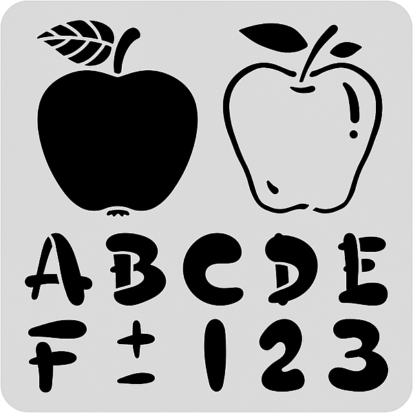 PandaHall Plastic Reusable Drawing Painting Stencils Templates, for Painting on Scrapbook Fabric Tiles Floor Furniture Wood, Square, Apple..., White
PandaHall Plastic Reusable Drawing Painting Stencils Templates, for Painting on Scrapbook Fabric Tiles Floor Furniture Wood, Square, Apple..., White