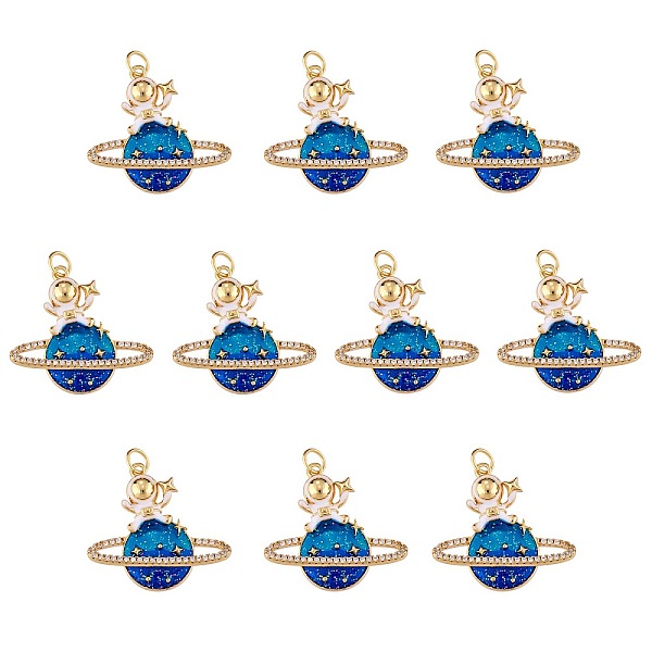 PandaHall 10Pcs Eco-Friendly Brass Micro Pave Cubic Zirconia Pendants, with Enamel, Long-Lasting Plated, Lead Free & Cadmium Free & Nickel...
PandaHall 10Pcs Eco-Friendly Brass Micro Pave Cubic Zirconia Pendants, with Enamel, Long-Lasting Plated, Lead Free & Cadmium Free & Nickel...