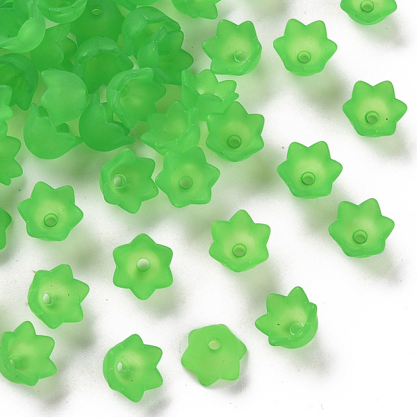 PandaHall Transparent Acrylic Beads Caps, Tulip Flower, Lily of the Valley, Frosted, Lime Green, 10x6mm, Hole: 1.5mm, about 2100pcs/500g...
PandaHall Transparent Acrylic Beads Caps, Tulip Flower, Lily of the Valley, Frosted, Lime Green, 10x6mm, Hole: 1.5mm, about 2100pcs/500g...