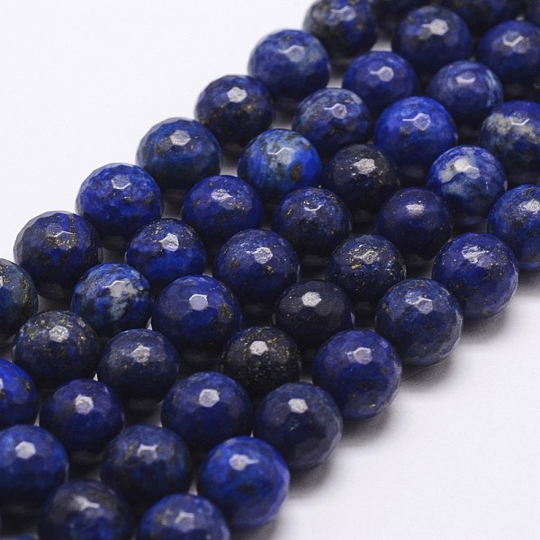 PandaHall Natural Lapis Lazuli Beads Strands, Dyed, Faceted, Round, 8mm, Hole: 1mm, about 44pcs/strand, 14.9 inch~15.1 inch Lapis Lazuli..., Blue
PandaHall Natural Lapis Lazuli Beads Strands, Dyed, Faceted, Round, 8mm, Hole: 1mm, about 44pcs/strand, 14.9 inch~15.1 inch Lapis Lazuli..., Blue