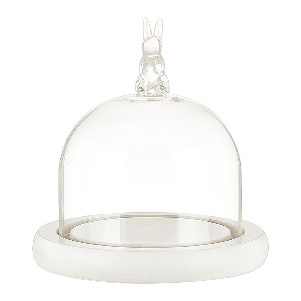 PandaHall Round Glass Display Dome Top Rabbit, Decorative Mini Glass Cloche Dome Clear Bell Jar Cloche Plant Terrarium Decor with White...
PandaHall Round Glass Display Dome Top Rabbit, Decorative Mini Glass Cloche Dome Clear Bell Jar Cloche Plant Terrarium Decor with White...