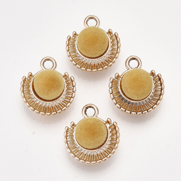 PandaHall UV Plating Acrylic Pendants, Flocky, Half Round, Light Gold, Goldenrod, 21.5x19x11mm, Hole: 3mm Acrylic Half Round Gold
PandaHall UV Plating Acrylic Pendants, Flocky, Half Round, Light Gold, Goldenrod, 21.5x19x11mm, Hole: 3mm Acrylic Half Round Gold