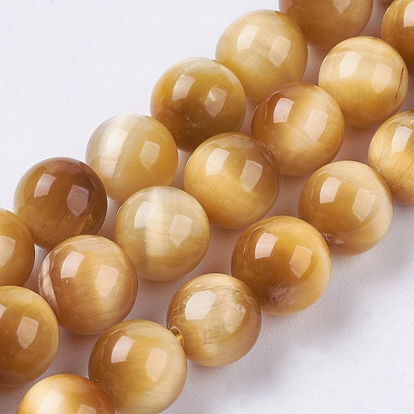 PandaHall Natural Tiger Eye Bead Strands, Round, Gold, 7.5~8.5mm, Hole: 0.5~1mm, about 48~51pcs/strand, 14.8 inch~15.63 inch(37.5~39.7cm)...
PandaHall Natural Tiger Eye Bead Strands, Round, Gold, 7.5~8.5mm, Hole: 0.5~1mm, about 48~51pcs/strand, 14.8 inch~15.63 inch(37.5~39.7cm)...