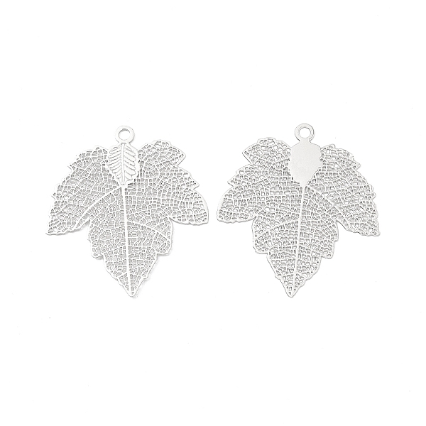 PandaHall Brass Filigree Big Pendants, Etched Metal Embellishments, Long-Lasting Plated, Maple Leaf, Platinum, 43.5x38.5x0.3mm, Hole: 2.5mm...
PandaHall Brass Filigree Big Pendants, Etched Metal Embellishments, Long-Lasting Plated, Maple Leaf, Platinum, 43.5x38.5x0.3mm, Hole: 2.5mm...