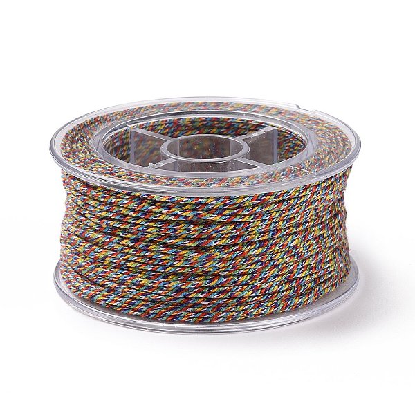 PandaHall Macrame Cotton Cord, Braided Rope, with Plastic Reel, for Wall Hanging, Crafts, Gift Wrapping, Colorful, 1.5mm, about 21.87 Yards...
PandaHall Macrame Cotton Cord, Braided Rope, with Plastic Reel, for Wall Hanging, Crafts, Gift Wrapping, Colorful, 1.5mm, about 21.87 Yards...