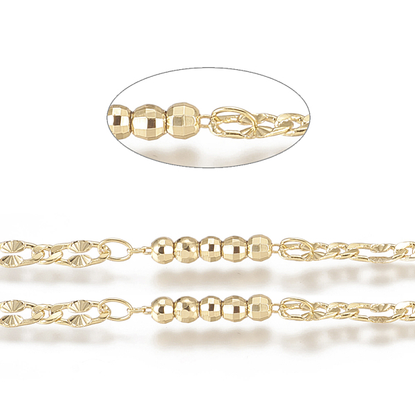 PandaHall Brass Handmade Beaded Chains, Textured Dapped Chains, Long-Lasting Plated, Soldered, with Spool, Real 18K Gold Plated, Link...
PandaHall Brass Handmade Beaded Chains, Textured Dapped Chains, Long-Lasting Plated, Soldered, with Spool, Real 18K Gold Plated, Link...