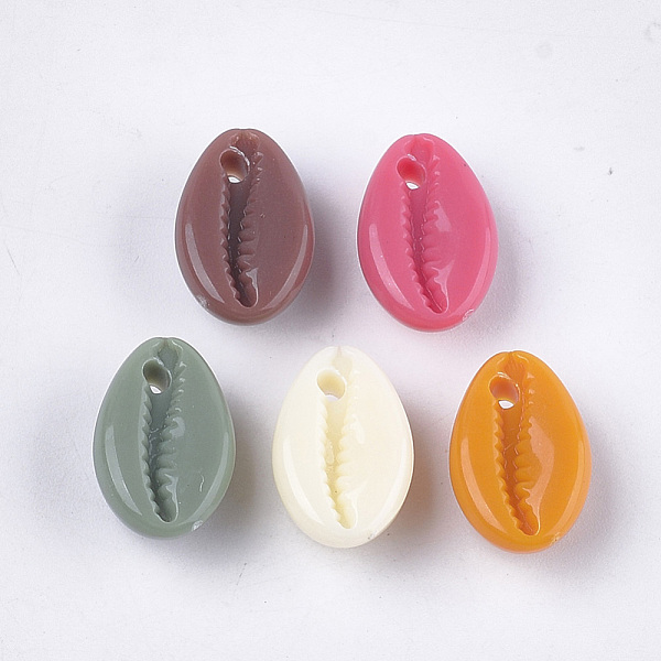 PandaHall Opaque Acrylic Pendants, Cowrie Shell, Mixed Color, 18x11.5x7mm, Hole: 2mm Acrylic Shell Shape Multicolor
PandaHall Opaque Acrylic Pendants, Cowrie Shell, Mixed Color, 18x11.5x7mm, Hole: 2mm Acrylic Shell Shape Multicolor