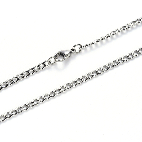 PandaHall Men's 304 Stainless Steel Cuban Link Chain Necklace, with Lobster Claw Clasp, Stainless Steel Color, 19.68 inch(50cm), Link...
PandaHall Men's 304 Stainless Steel Cuban Link Chain Necklace, with Lobster Claw Clasp, Stainless Steel Color, 19.68 inch(50cm), Link...