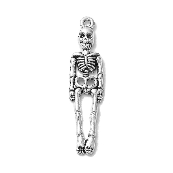 PandaHall Tibetan Style Alloy Pendants for Halloween, Skeleton, 39x9x2.5mm, Hole: 1.6mm Alloy Skeleton
PandaHall Tibetan Style Alloy Pendants for Halloween, Skeleton, 39x9x2.5mm, Hole: 1.6mm Alloy Skeleton
