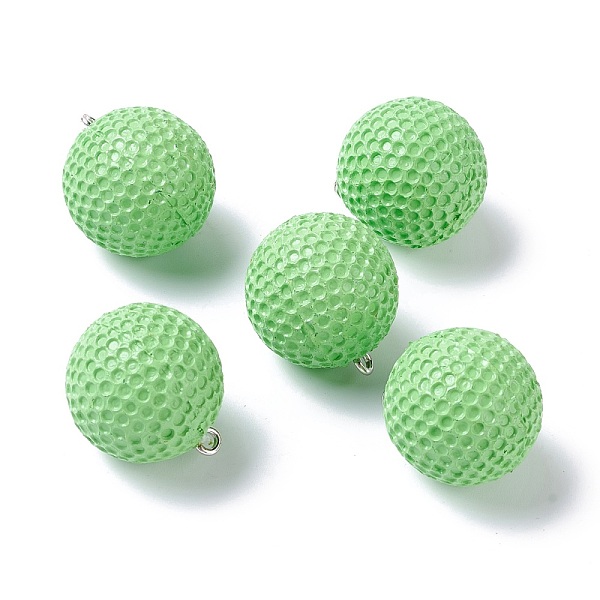 PandaHall Plastic Pendants, with Platinum Tone Iron Loops, Uneven Tennis and Rugby, Pale Green, 23x20mm, Hole: 2mm Plastic Round
PandaHall Plastic Pendants, with Platinum Tone Iron Loops, Uneven Tennis and Rugby, Pale Green, 23x20mm, Hole: 2mm Plastic Round