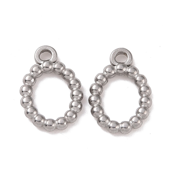 PandaHall 304 Stainless Steel Charms, Oval, Stainless Steel Color, 14.5x10x2mm, Hole: 1.6mm 304 Stainless Steel Oval
PandaHall 304 Stainless Steel Charms, Oval, Stainless Steel Color, 14.5x10x2mm, Hole: 1.6mm 304 Stainless Steel Oval