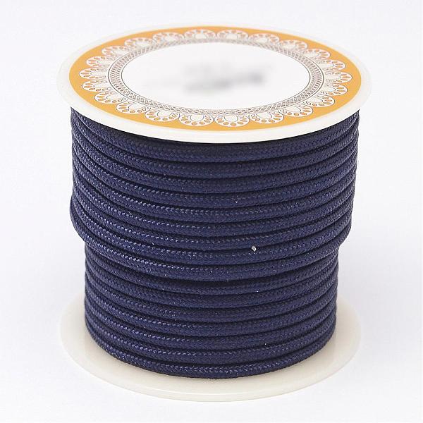 PandaHall Braided Polyester Cords, Round, Midnight Blue, 3mm, about 8.74 yards(8m)/roll Polyester Blue
PandaHall Braided Polyester Cords, Round, Midnight Blue, 3mm, about 8.74 yards(8m)/roll Polyester Blue
