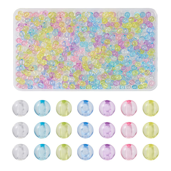 PandaHall Cheriswelry 560Pcs 7 Colors Transparent Acrylic Beads, Round, Mixed Color, 8x7mm, Hole: 1.6~1.8mm, 80pcs/color Acrylic Round..., Multicolor
PandaHall Cheriswelry 560Pcs 7 Colors Transparent Acrylic Beads, Round, Mixed Color, 8x7mm, Hole: 1.6~1.8mm, 80pcs/color Acrylic Round..., Multicolor