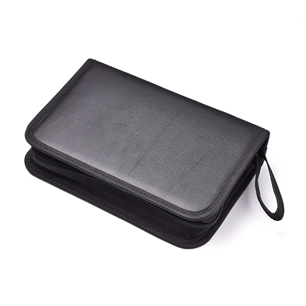 PandaHall PU Leather & Oxford Cloth Zipper Storage Case, Carrying Case for Jewelry Making Tools, Black, 26.3x16.5x5.6cm, Unfold...
PandaHall PU Leather & Oxford Cloth Zipper Storage Case, Carrying Case for Jewelry Making Tools, Black, 26.3x16.5x5.6cm, Unfold...