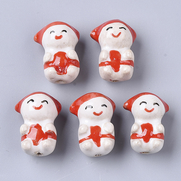 PandaHall Handmade Porcelain Beads, Famille Rose Style, Sheep, Red, 21~22x15.5~16.5x13mm, Hole: 1.6mm Porcelain Red
PandaHall Handmade Porcelain Beads, Famille Rose Style, Sheep, Red, 21~22x15.5~16.5x13mm, Hole: 1.6mm Porcelain Red