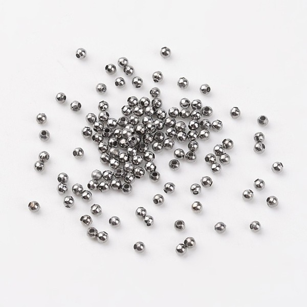 PandaHall Iron Spacer Beads, Round, Gunmetal, about 2mm in diameter, 2mm wide, hole: 1mm, about 1330pcs/20g Iron Round
PandaHall Iron Spacer Beads, Round, Gunmetal, about 2mm in diameter, 2mm wide, hole: 1mm, about 1330pcs/20g Iron Round
