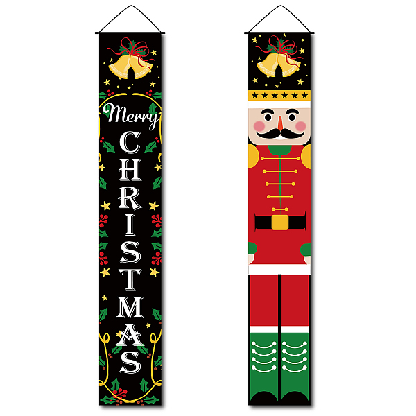 PandaHall Christmas Hanging Polyester Sign for Home Office Front Door Porch Welcome Decorations, Rectangle with Word Christmas, Christmas...
PandaHall Christmas Hanging Polyester Sign for Home Office Front Door Porch Welcome Decorations, Rectangle with Word Christmas, Christmas...