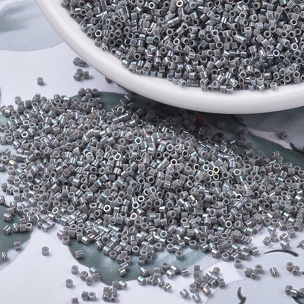 PandaHall MIYUKI Delica Beads Small, Cylinder, Japanese Seed Beads, 15/0, (DBS0168) Opaque Gray AB, 1.1x1.3mm, Hole: 0.7mm, about...
PandaHall MIYUKI Delica Beads Small, Cylinder, Japanese Seed Beads, 15/0, (DBS0168) Opaque Gray AB, 1.1x1.3mm, Hole: 0.7mm, about...