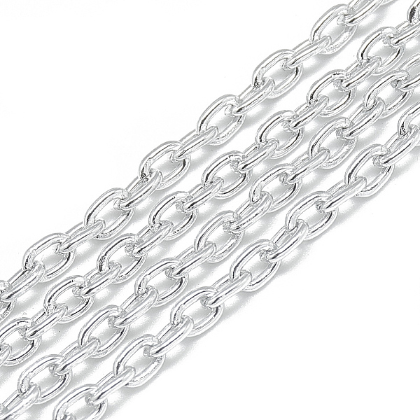 PandaHall Aluminum Cable Chains, Unwelded, Oval, Silver, 5.3x3.5x1mm Aluminum Silver
PandaHall Aluminum Cable Chains, Unwelded, Oval, Silver, 5.3x3.5x1mm Aluminum Silver