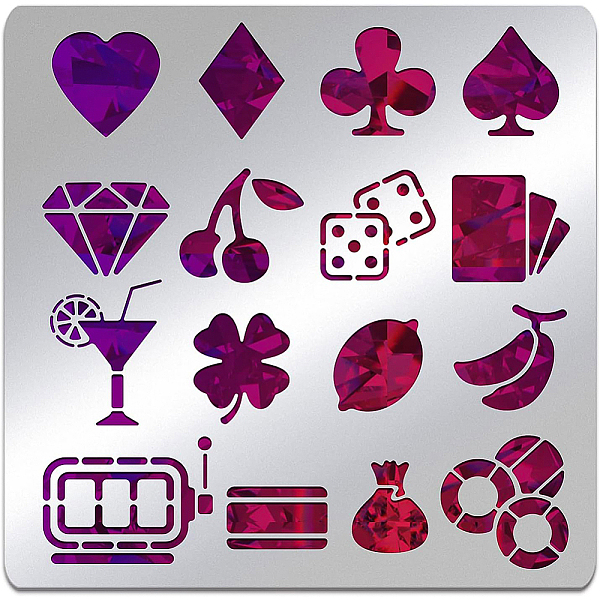 PandaHall BENECREAT Game Machine Element Metal Stencil, 6x6 inch Reusable Playing Card Painting Template for Wood Burning, Journaling...
PandaHall BENECREAT Game Machine Element Metal Stencil, 6x6 inch Reusable Playing Card Painting Template for Wood Burning, Journaling...