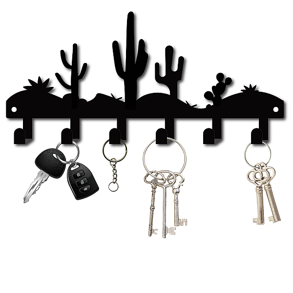 PandaHall Iron Wall Mounted Hook Hangers, Decorative Organizer Rack with 6 Hooks, for Bag Clothes Key Scarf Hanging Holder, Cactus Pattern...
PandaHall Iron Wall Mounted Hook Hangers, Decorative Organizer Rack with 6 Hooks, for Bag Clothes Key Scarf Hanging Holder, Cactus Pattern...
