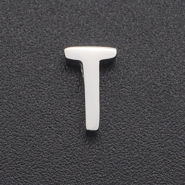 PandaHall 201 Stainless Steel Charms, for Simple Necklaces Making, Laser Cut, Letter, Stainless Steel Color, Letter.T, 8x5x3mm, Hole: 1.8mm...
PandaHall 201 Stainless Steel Charms, for Simple Necklaces Making, Laser Cut, Letter, Stainless Steel Color, Letter.T, 8x5x3mm, Hole: 1.8mm...