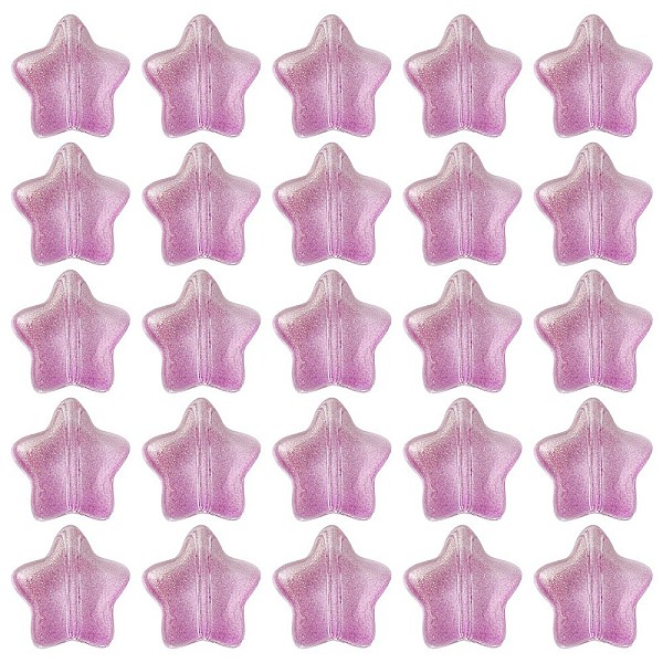 PandaHall Transparent Spray Painted Glass Beads, with Glitter Powder, Star, Fuchsia, 8x8.5x4mm, Hole: 1mm Glass Star Pink
PandaHall Transparent Spray Painted Glass Beads, with Glitter Powder, Star, Fuchsia, 8x8.5x4mm, Hole: 1mm Glass Star Pink