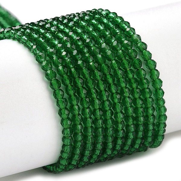PandaHall Transparent Glass Beads Strands, Faceted Round, Green, 2x2mm, Hole: 0.6mm, about 184pcs/strand, 14.49''(36.8cm) Glass Round Green
PandaHall Transparent Glass Beads Strands, Faceted Round, Green, 2x2mm, Hole: 0.6mm, about 184pcs/strand, 14.49''(36.8cm) Glass Round Green