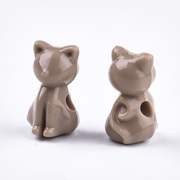 PandaHall Opaque Acrylic Kitten Beads, Cat Shape, Rosy Brown, 14.5x8.5x9.5mm, Hole: 2.5mm, about 860pcs/500g Acrylic Cat Shape Brown
PandaHall Opaque Acrylic Kitten Beads, Cat Shape, Rosy Brown, 14.5x8.5x9.5mm, Hole: 2.5mm, about 860pcs/500g Acrylic Cat Shape Brown
