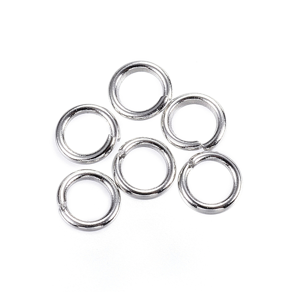 PandaHall 304 Stainless Steel Jump Rings, Open Jump Rings, Stainless Steel Color, 4.5x0.8mm, 20 Gauge, Inner Diameter: 2.9mm 304 Stainless...
PandaHall 304 Stainless Steel Jump Rings, Open Jump Rings, Stainless Steel Color, 4.5x0.8mm, 20 Gauge, Inner Diameter: 2.9mm 304 Stainless...