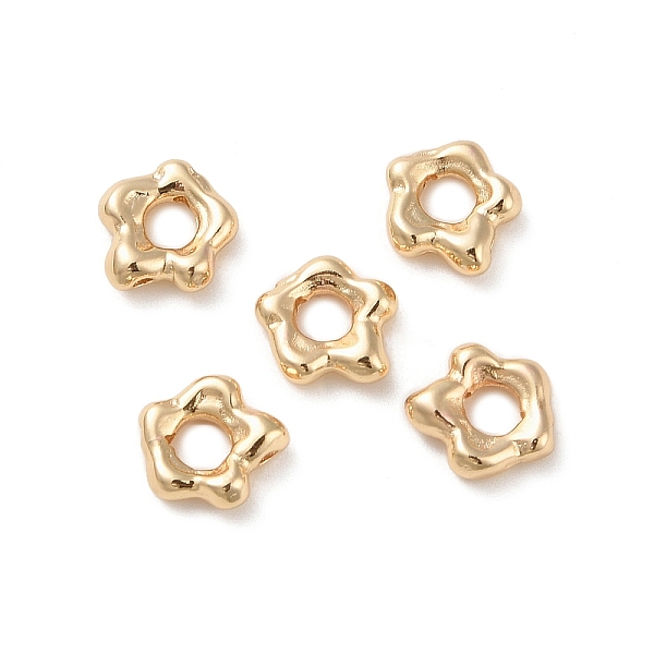 PandaHall Brass Beads, Flower, Real 14K Gold Plated, 9x9x3mm, Hole: 3mm Brass Flower
PandaHall Brass Beads, Flower, Real 14K Gold Plated, 9x9x3mm, Hole: 3mm Brass Flower