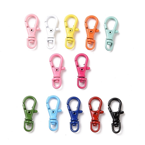 PandaHall Spray Painted Alloy Swivel Clasps, Mixed Color, 23x9x4mm, Hole: 3.5mm, inner diameter: 7.5x5mm. Alloy Multicolor
PandaHall Spray Painted Alloy Swivel Clasps, Mixed Color, 23x9x4mm, Hole: 3.5mm, inner diameter: 7.5x5mm. Alloy Multicolor