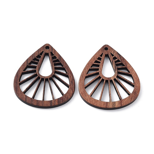 PandaHall Walnut Wood Laser Cut Pendants, Hollow Charms, Undyed, Teardrop, 34x30x2.4mm, Hole: 1.6mm Wood Teardrop Brown
PandaHall Walnut Wood Laser Cut Pendants, Hollow Charms, Undyed, Teardrop, 34x30x2.4mm, Hole: 1.6mm Wood Teardrop Brown