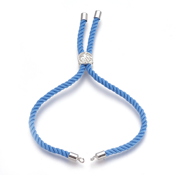 PandaHall Cotton Cord Bracelet Making, with Brass Findings, Flat Round with Tree of Life, Dodger Blue, 8-5/8 inch(22cm), Hole: 2mm Cotton...
PandaHall Cotton Cord Bracelet Making, with Brass Findings, Flat Round with Tree of Life, Dodger Blue, 8-5/8 inch(22cm), Hole: 2mm Cotton...