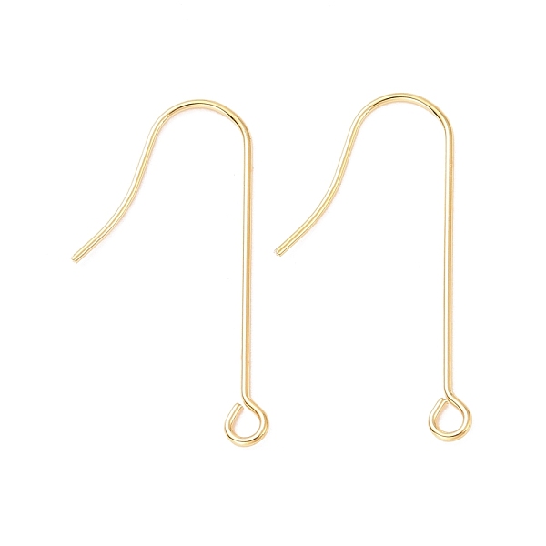PandaHall 316 Surgical Stainless Steel Earring Hooks, with Horizontal Loops, Golden, 28mm, Hole: 1.8mm, 21 Gauge, Pin: 0.7mm 316 Surgical...
PandaHall 316 Surgical Stainless Steel Earring Hooks, with Horizontal Loops, Golden, 28mm, Hole: 1.8mm, 21 Gauge, Pin: 0.7mm 316 Surgical...