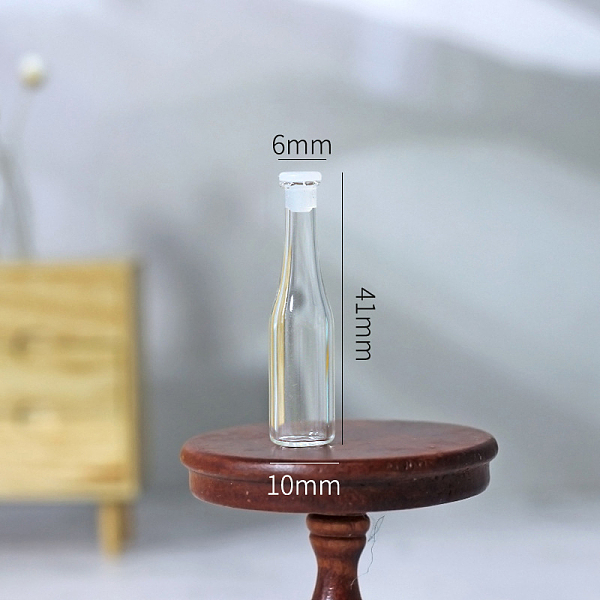 PandaHall Glass Bottle Miniature Ornaments, Micro Landscape Garden Dollhouse Accessories, Pretending Prop Decorations, with Bottle Cap..., Clear
PandaHall Glass Bottle Miniature Ornaments, Micro Landscape Garden Dollhouse Accessories, Pretending Prop Decorations, with Bottle Cap..., Clear