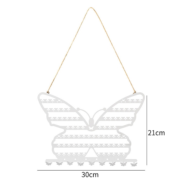 PandaHall Metal Hang Earring Rack, Earrings Display Stand, Butterfly, Silver, 30x21cm Iron Butterfly
PandaHall Metal Hang Earring Rack, Earrings Display Stand, Butterfly, Silver, 30x21cm Iron Butterfly