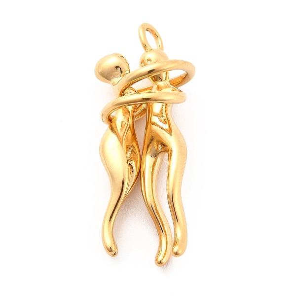 PandaHall Vacuum Plating 304 Stainless Steel Pendants, Human Huging, Golden, 37.5x13mm, Hole: 3.4mm 304 Stainless Steel Human
PandaHall Vacuum Plating 304 Stainless Steel Pendants, Human Huging, Golden, 37.5x13mm, Hole: 3.4mm 304 Stainless Steel Human
