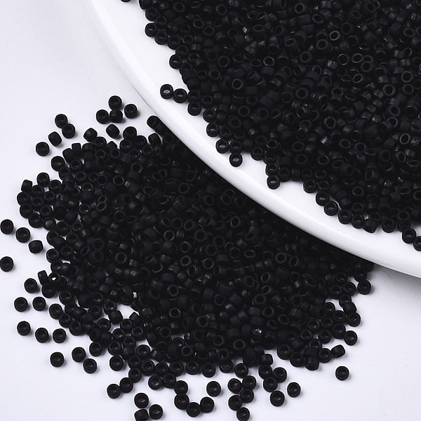 PandaHall Opaque Glass Seed Beads, Fit for Machine Eembroidery, Frosted Colours, Round, Black, 2.5x1.5mm, Hole: 1mm, about 20000pcs/bag...
PandaHall Opaque Glass Seed Beads, Fit for Machine Eembroidery, Frosted Colours, Round, Black, 2.5x1.5mm, Hole: 1mm, about 20000pcs/bag...