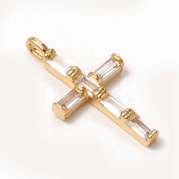 PandaHall Brass Micro Pave Clear Cubic Zirconia Pendants, Long-Lasting Plated, Cross, Golden, 24x12.5x3mm, Hole: 3x2mm Brass+Cubic Zirconia...
PandaHall Brass Micro Pave Clear Cubic Zirconia Pendants, Long-Lasting Plated, Cross, Golden, 24x12.5x3mm, Hole: 3x2mm Brass+Cubic Zirconia...
